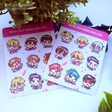 Load image into Gallery viewer, kiss kiss high derp sticker sheets