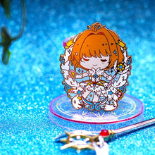 Load image into Gallery viewer, CCS Sakura Clear enamel pin