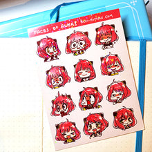 Load image into Gallery viewer, Troll anya derp sticker sheets
