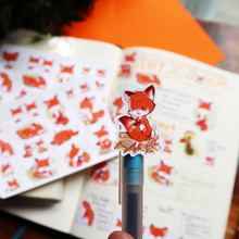 Load image into Gallery viewer, Fox Sticker sheet