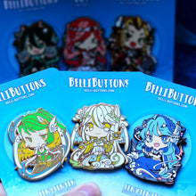 Load image into Gallery viewer, Greek Monster girls Enamel pin