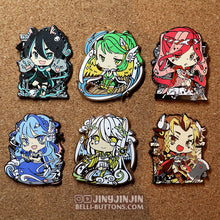 Load image into Gallery viewer, Greek Monster girls Enamel pin