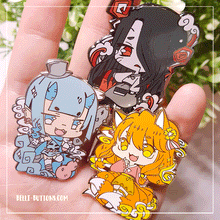 Load image into Gallery viewer, Korean Monster girls Enamel pin