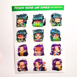 MAOMAO AND JING SHI STICKER SHEET