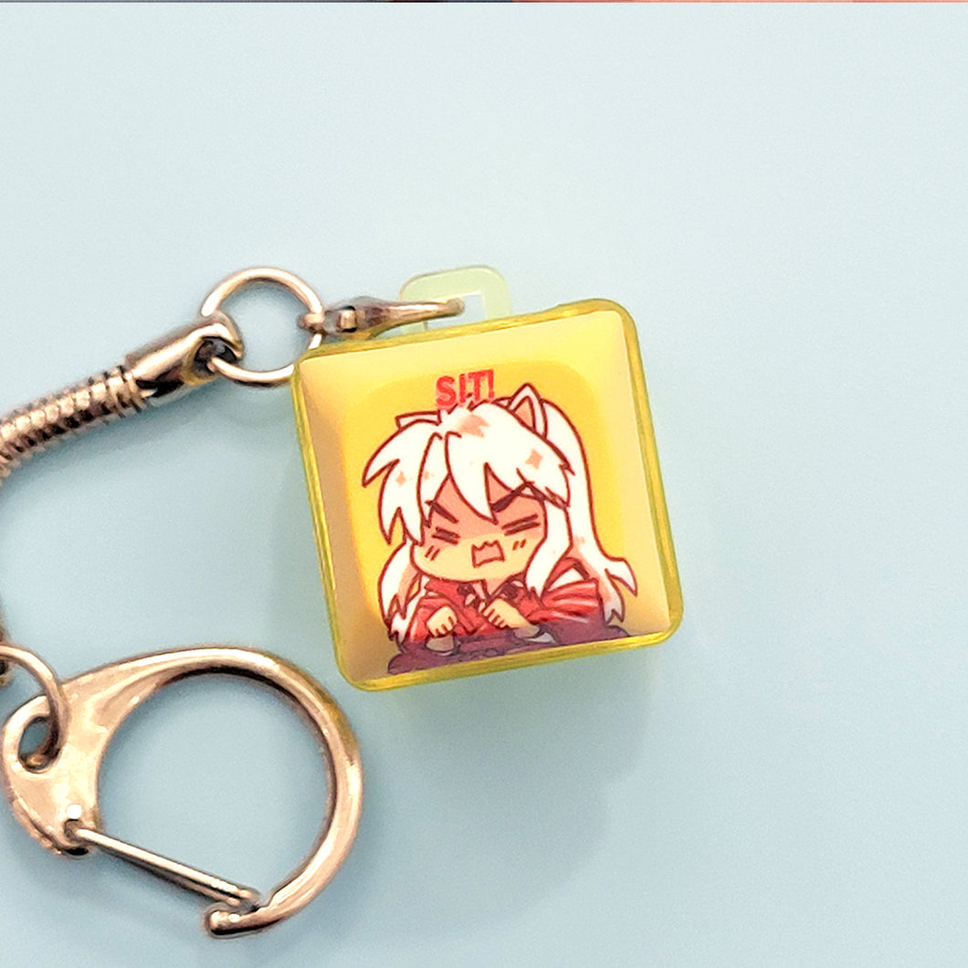 Inu Yahsa (SIT) lightup Keycap fidget keychain