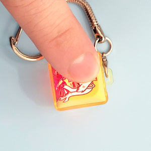 Inu Yahsa (SIT) lightup Keycap fidget keychain