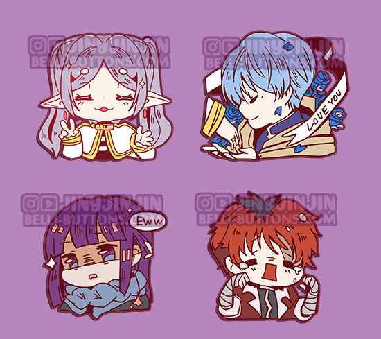 PRE-Order Frieren enamel pins