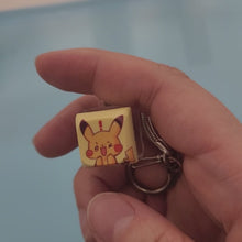 Load and play video in Gallery viewer, Pika Pika lightup Keycap fidget keychain
