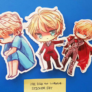 Slaine did no wrong Handmade Vinyl Sticker set