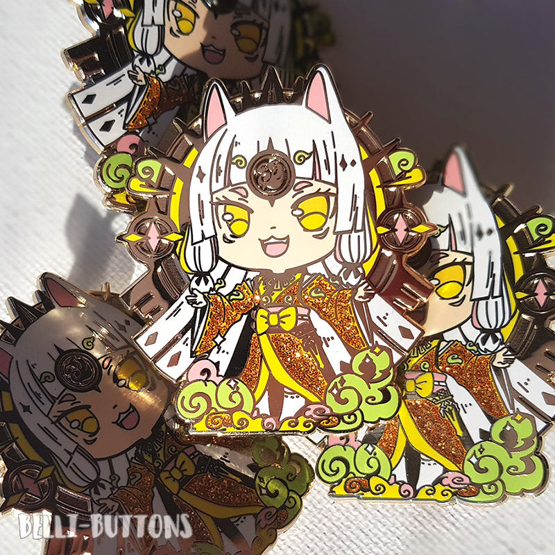 belli-buttons Japanese Monster Girls Enamel Pin Okami